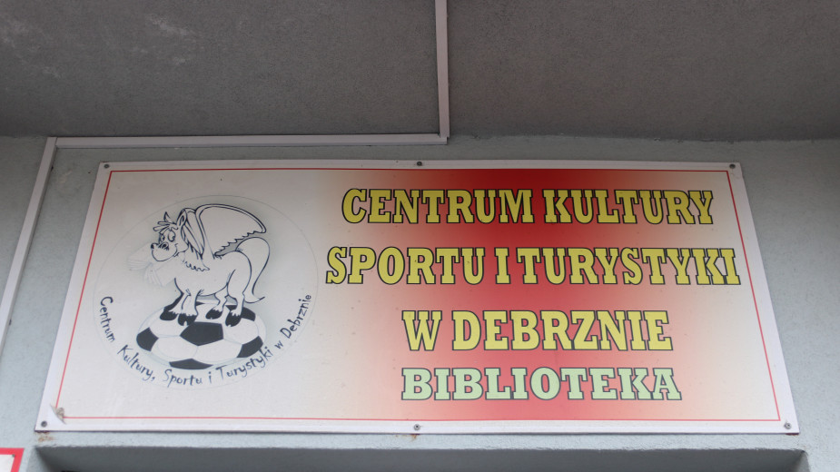 Po Czarnem pora na Debrzno. Biblioteka przy CKSiT będzie w tym roku książnicą nie tylko gminną, ale i powiatową