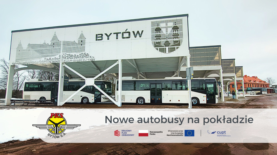 Na razie dwa, ale wkrótce będą kolejne. Nowe niskoemisyjne hybrydowe autobusy trafiły już do powiatu bytowskiego