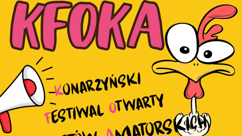 Festiwal amatorskich kabaretów KFOKA w Konarzynach obchodzi jubileusz. Organizatorzy czekają na zgłoszenia