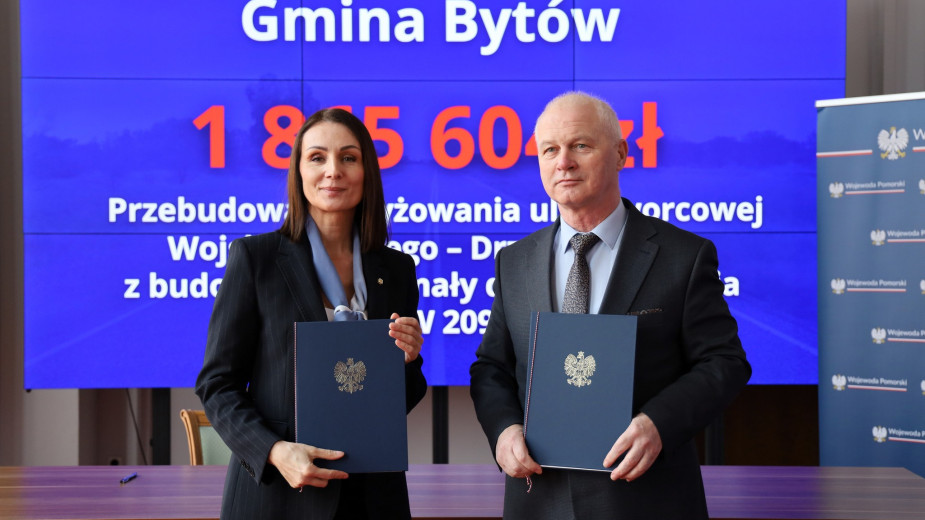 Umowa podpisana, dofinansowanie zapewnione. Niebawem ruszy budowa nowego ronda w Bytowie