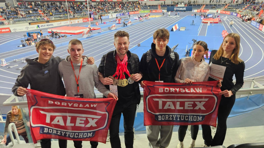Talex Borysław Borzytuchom z siedmioma medalami Halowych Mistrzostw Polski w Lekkiej Atletyce