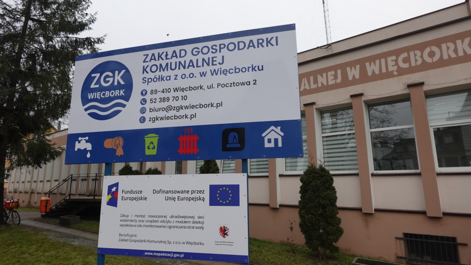 Zakład Gospodarki Komunalnej w Więcborku pozyskał unijne fundusze na wymianę wszystkich wodomierzy w gminie