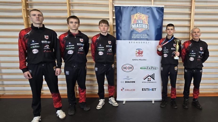 Antoni Petrończak z ZKS Miastko drugi w turnieju Puchar Polski Kadetów w Zapasach