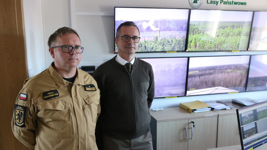 Jeśli las się zapali, będą o tym wiedzieli błyskawicznie. Leśnicy z powiatu człuchowskiego połączyli siły ze strażakami i uruchomili ZPAD ROZMOWA, FOTO