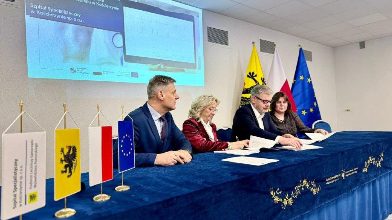 Rusza rewolucja cyfrowa w kościerskim szpitalu. Przedstawiciele plac&oacute;wki podpisali już umowę