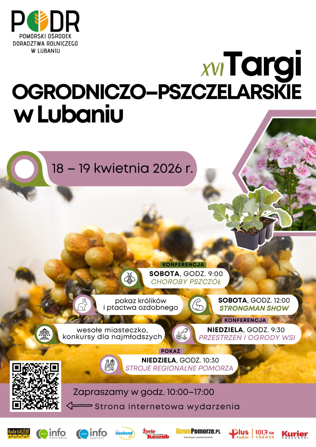 Już w ten weekend w Lubaniu, w gminie Nowa Karczma, odbędą się XVI Targi Ogrodniczo-Pszczelarskie
