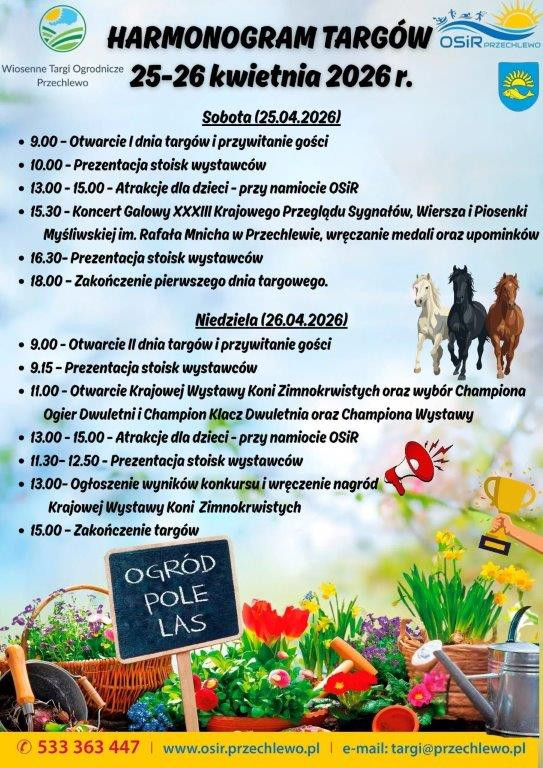 Ponad 200 stoisk na dawnym lotnisku. W ten weekend w Sąpolnie, w gminie Przechlewo, odbędzie się 6. edycja Wiosennych Targ&oacute;w Ogrodniczych