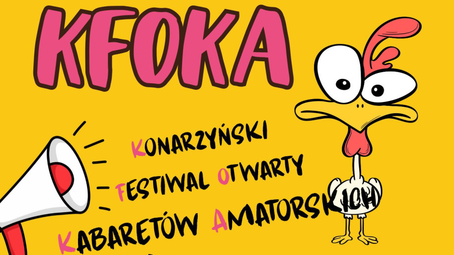 Amatorskie kabarety na scenie, czyli konarzyńska KFOKA - impreza już w niedzielę 19 kwietnia