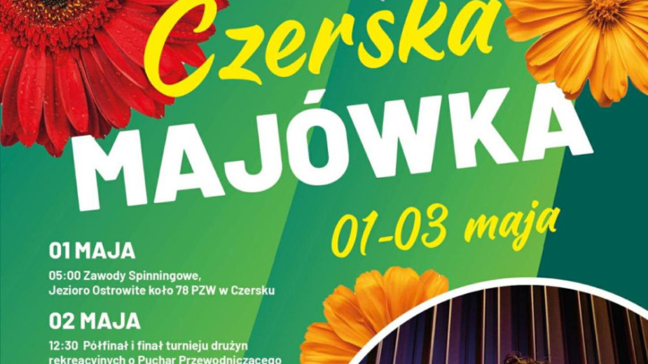 Mistrzostwa w rzucie laczkiem, koncert duetu Kuba i Kuba oraz parada. To plan na majówkę w Czersku
