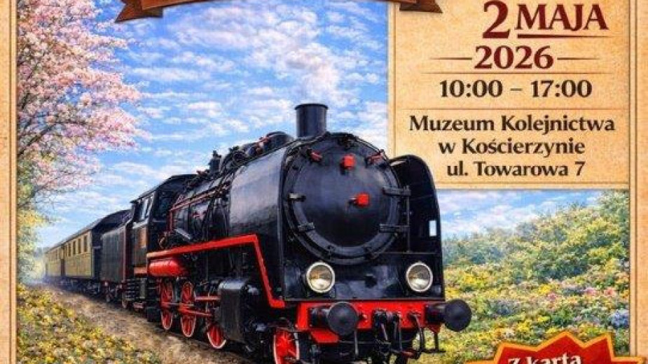 Przejażdżki drezyną i koleją lilipucią, dmuchańce oraz animacje i konkursy. Majówka w Parowozowni w Kościerzynie