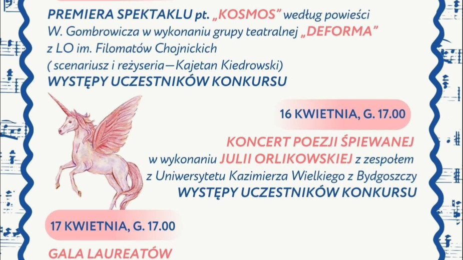 Ruszają chojnickie Kwietniowe Spotkania z Poezją. W tym roku z pewną nowością