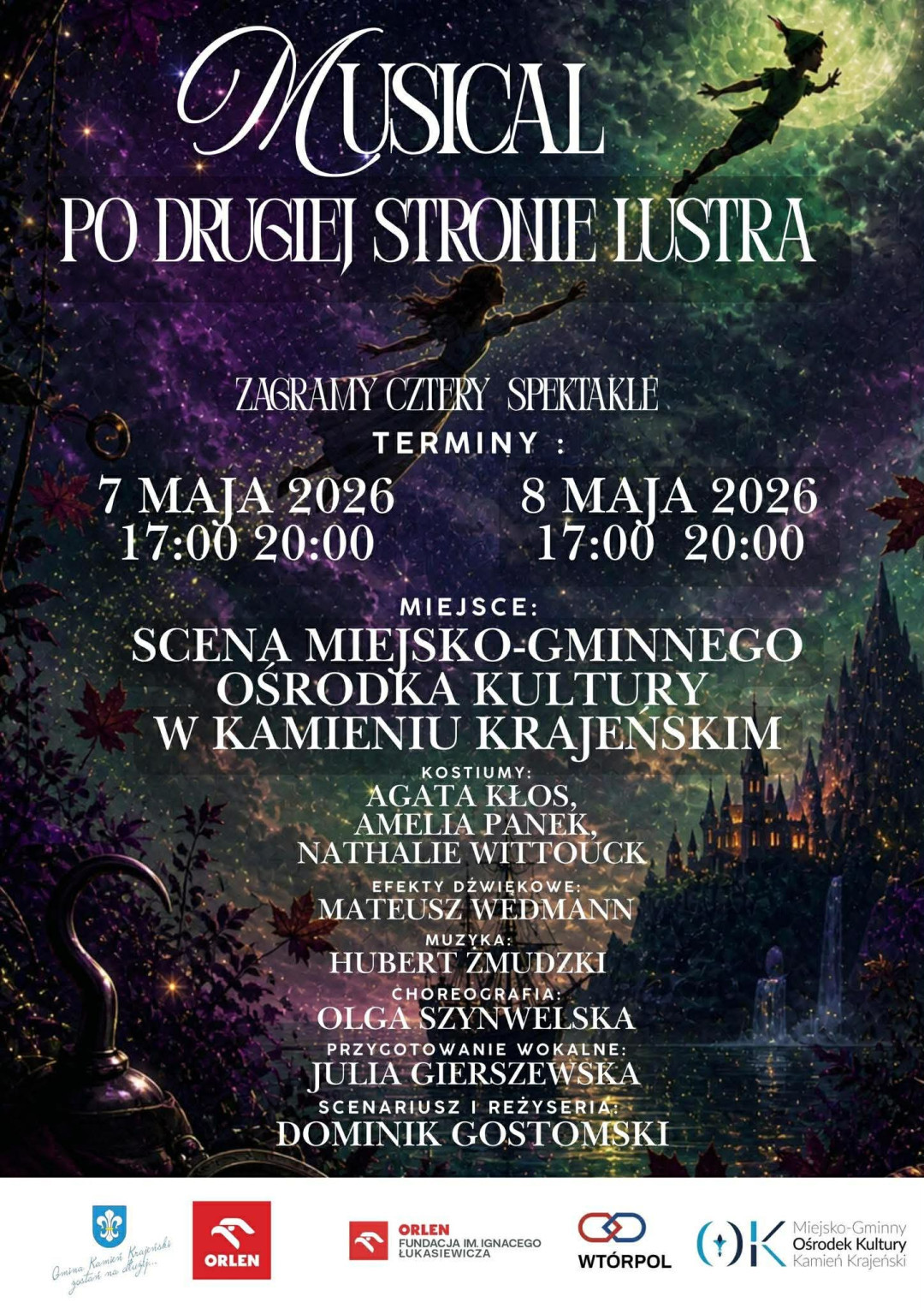 Prawie 50 os&oacute;b na scenie, oryginalne stroje, autorska muzyka! Dominik Gostomski zaprasza do Kamienia Kr. na największy musical w historii naszego regionu (ROZMOWA)
