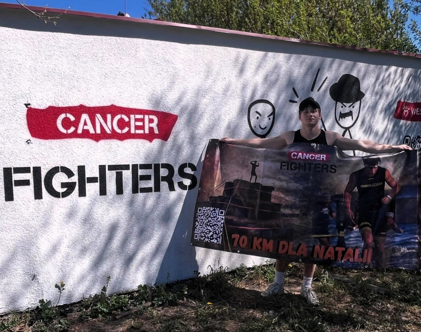"Miałem przyjaciela. Rak z nim wygrał...". Jutro (09.05) Wiktor Adaszewski z Człuchowa przebiegnie 70 km, aby pom&oacute;c Natalii walczącej z białaczką (ROZMOWA, WIDEO)