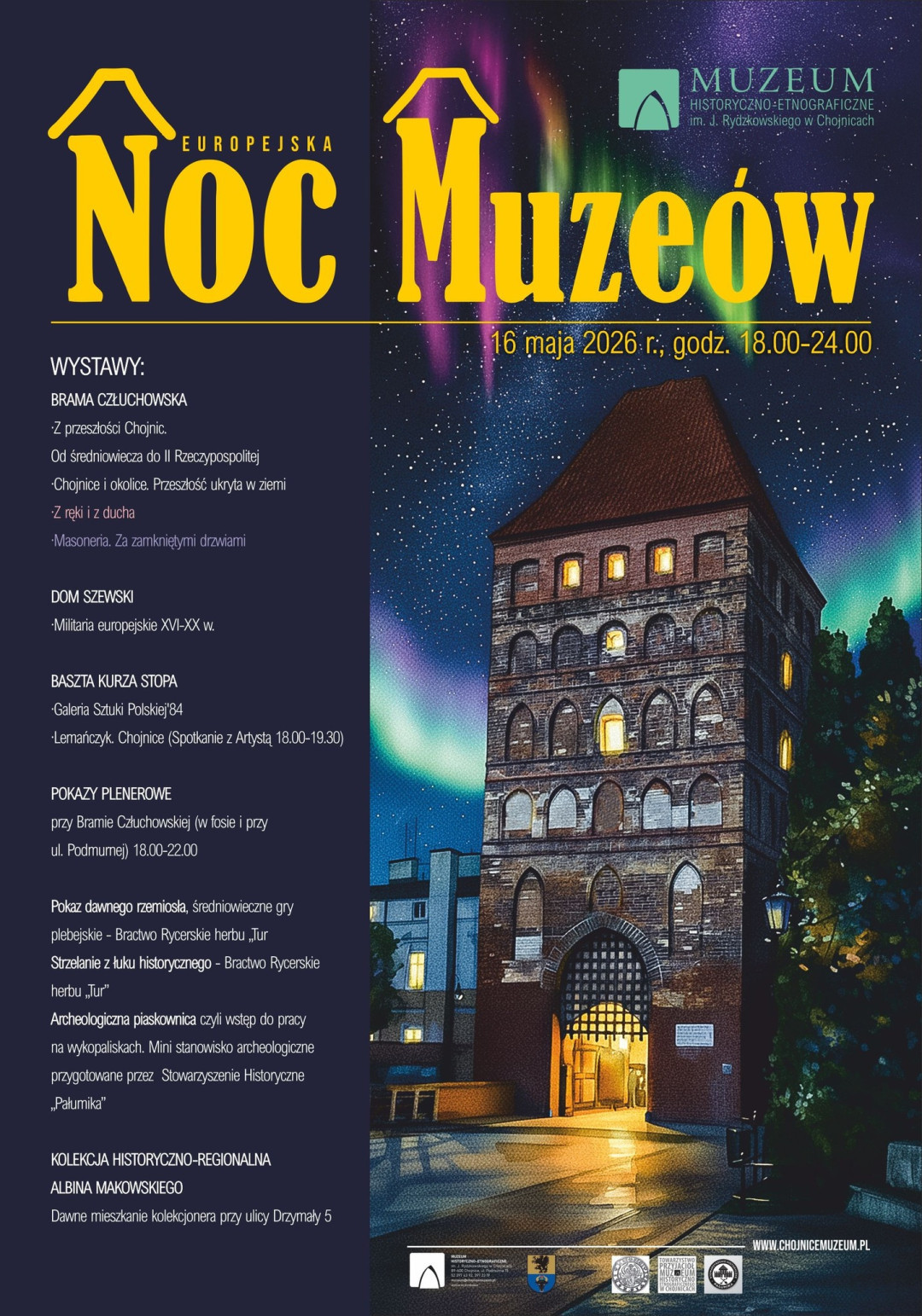 Noc Muze&oacute;w 2026 w Chojnicach. Jakie atrakcje przygotowało muzeum i Chojnickie Centrum Kultury? (ROZMOWA, WIDEO)