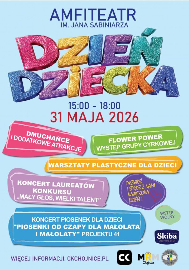 W niedzielę (31.05) w chojnickiej Fosie Miejskiej Dzień Dziecka. Będą pokazy, sporo muzyki i tańca