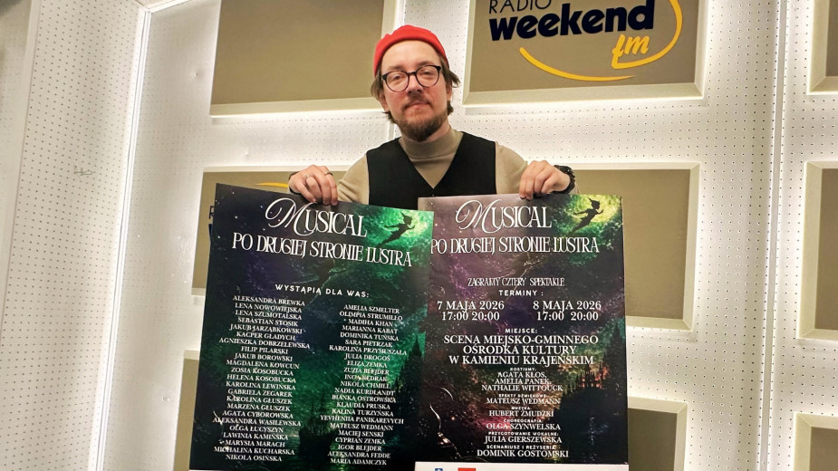 Prawie 50 osób na scenie, oryginalne stroje, autorska muzyka! Dominik Gostomski zaprasza do Kamienia Kr. na największy musical w historii naszego regionu ROZMOWA