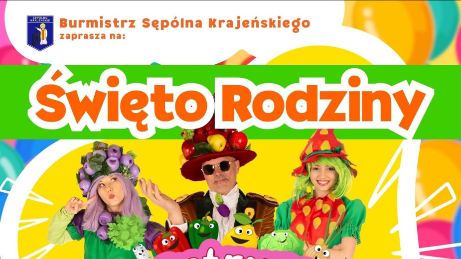 Centrum Kultury i Sztuki w Sępólnie Krajeńskim zaprasza dziś 30.05 wszystkie dzieci do Centrum Uśmiechu z Fruktakami