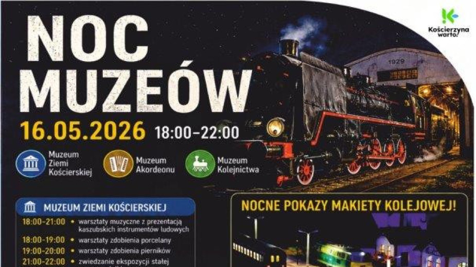 To będzie wieczór pełen atrakcji - zapowiadają organizatorzy Nocy Muzeów w Kościerzynie