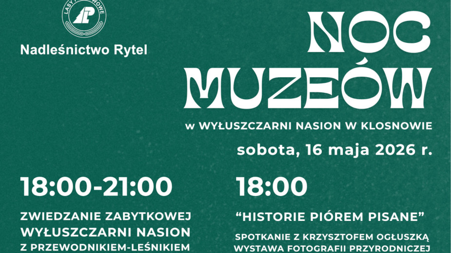 Noc muzeów w zabytkowej wyłuszczarni nasion w Klosnowie. Będzie zwiedzanie obiektu oraz wykład Krzysztofa Ogłuszki