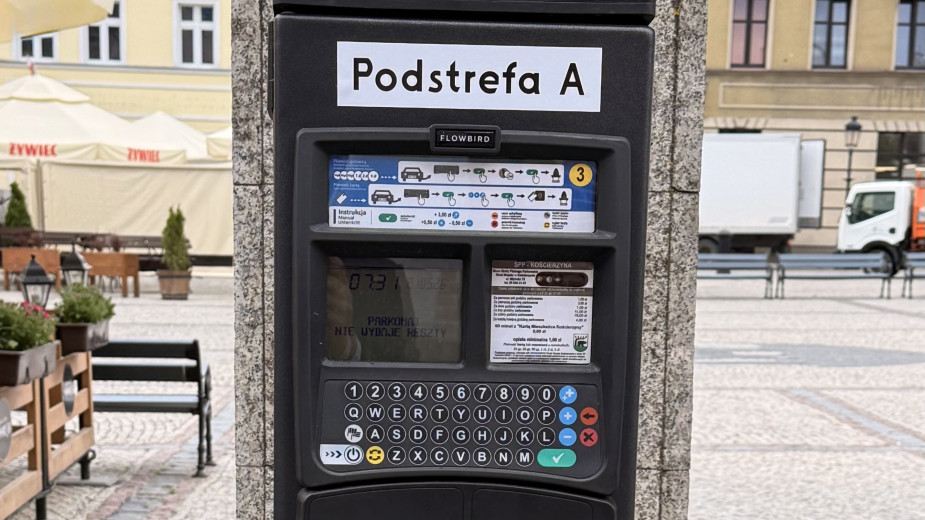 Od dziś 21.05. posiadacze Karty Mieszkańca mogą korzystać z darmowej godziny parkowania w ścisłym centrum Kościerzyny