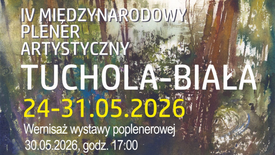 W Białej pod Tucholą trwa międzynarodowy plener malarski. Dziś (30.05) wernisaż