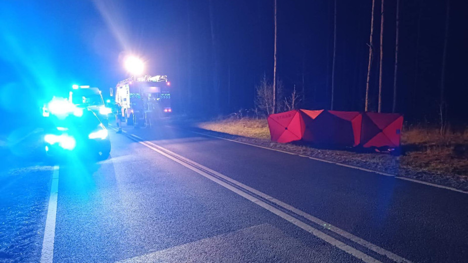 Straciła panowanie nad pojazdem. Policja ma już wstępne ustalenia po wypadku w gminie Człuchów, w którym zginęła 25-letnia motocyklistka