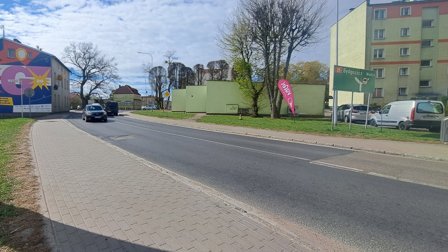 Będą utrudnienia w centrum Człuchowa. Rusza remont drogi krajowej nr 25 w ciągu ulicy Zamkowej