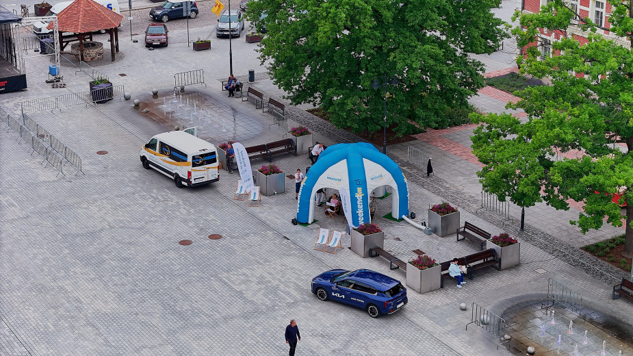 Weekend na Kociewiu. Nadajemy na żywo z mobilnego studia na Rynku w Starogardzie Gdańskim (FOTO)