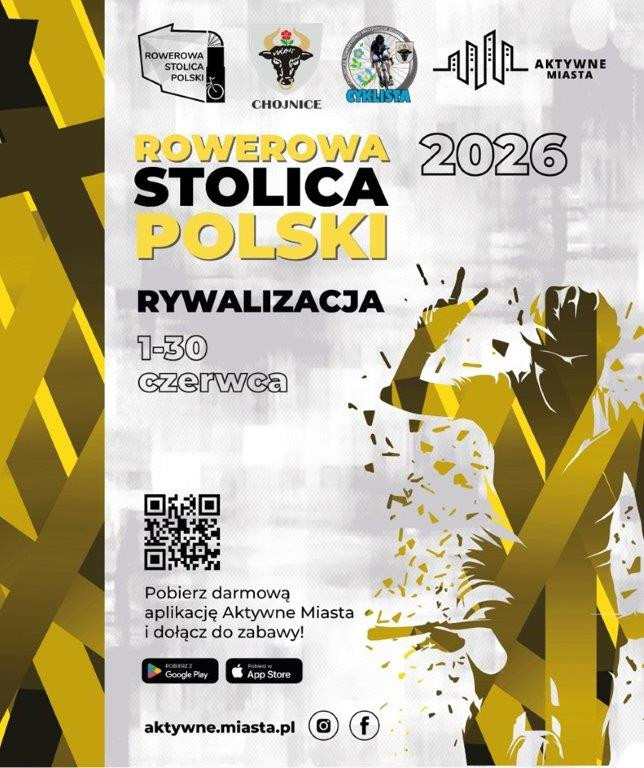 Miasto Chojnice rywalizuje o tytuł Rowerowej Stolicy Polski. Kilometry w rowerowej zabawie można wykręcać przez miesiąc