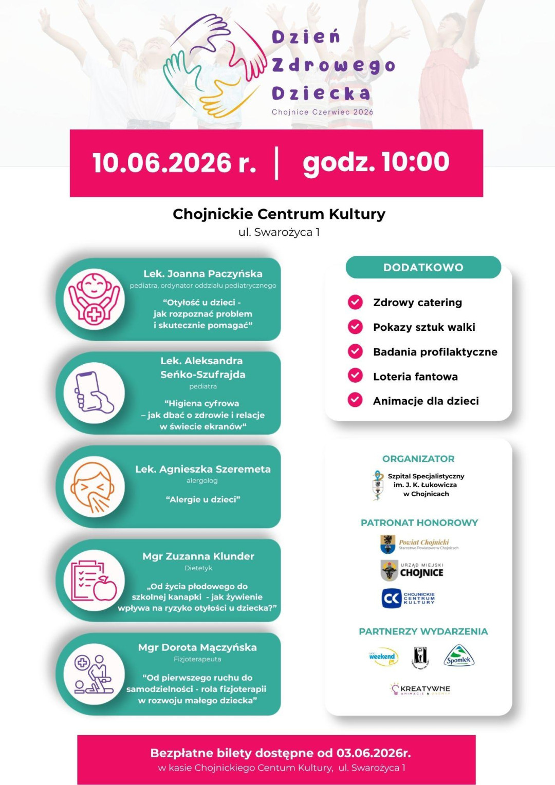  "Dzień Zdrowego Dziecka" w Chojnickim Centrum Kultury odwołany (AKTUALIZACJA)