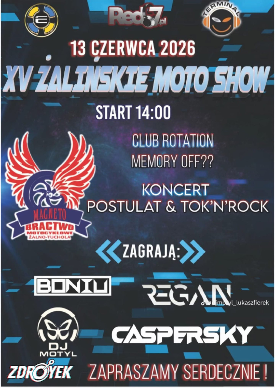 Bractwo Motocyklowe Magneto z Żalna otwiera sezon motorowy. W tym roku obchodzi 15-lecie istnienia