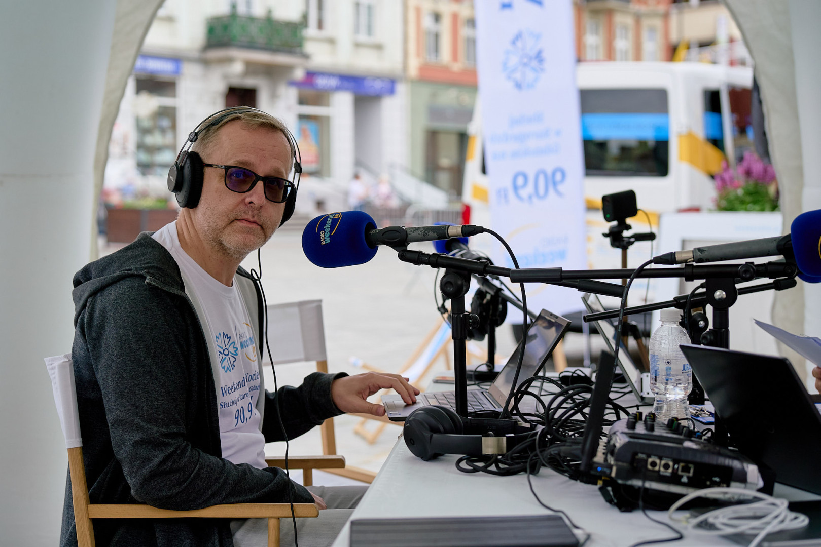 Weekend na Kociewiu. Nadawaliśmy na żywo z mobilnego studia na Rynku w Starogardzie Gdańskim (FOTO)