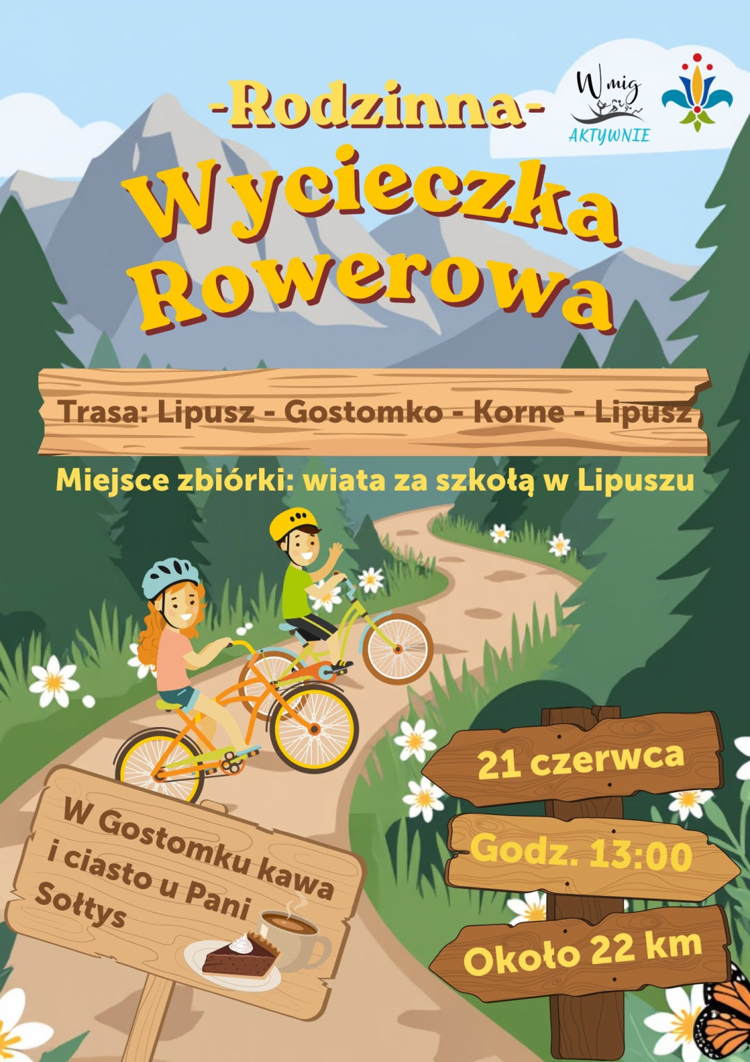Harcerze z Kościerzyny zapraszają na Rodzinną Wycieczkę Rowerową. Trasa liczy blisko 22 kilometry