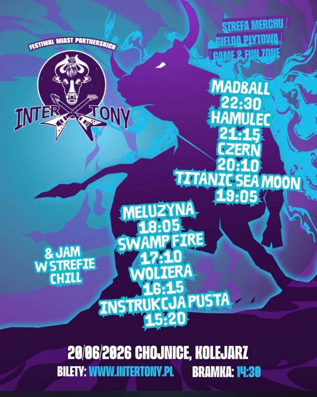 Muzyka będzie ciężka, ale bardzo r&oacute;żnorodna. W sobotę (20.06) w Chojnicach 11. edycja Festiwalu InterTony (ROZMOWA)