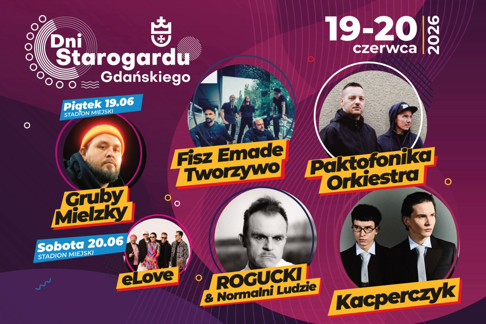 Tak bawiliśmy się na pierwszej części Dni Starogardu Gdańskiego. Zagrali Gruby Mielzky, Fisz Emade Tworzywo i Paktofonika Orkiestra (FOTO)