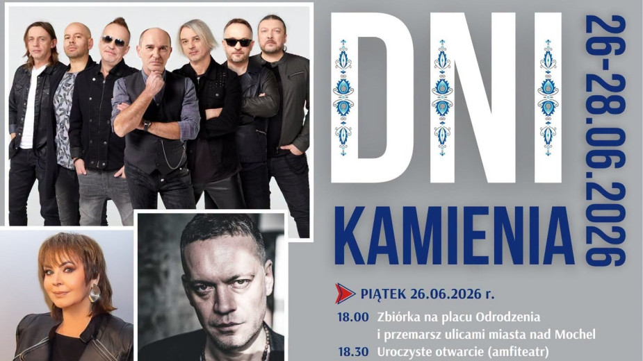 De Mono i Sławomir wystąpią w niedzielę (28.06) na zakończenie Dni Kamienia Krajeńskiego
