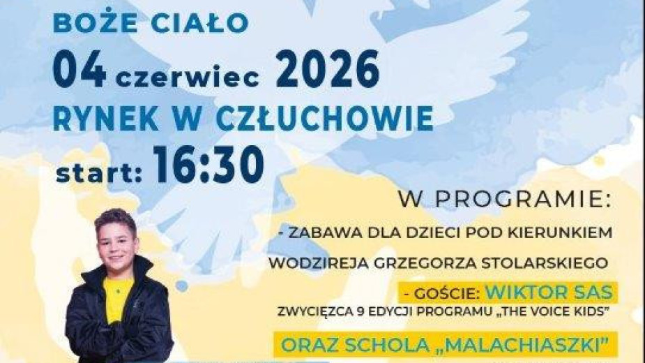 Dziś (4.06) w Człuchowie kolejna edycja Festiwalu Radości Chrześcijańskiej "Katolicy na ulicy"