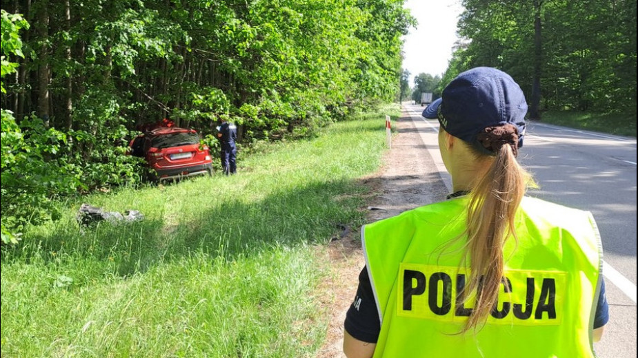 Zderzenie samochodu z łosiem, doszło do niego wczoraj 31.05 na krajowej 22-ce. Policja ze Starogardu przypomina, jak się zachować w takiej sytuacji