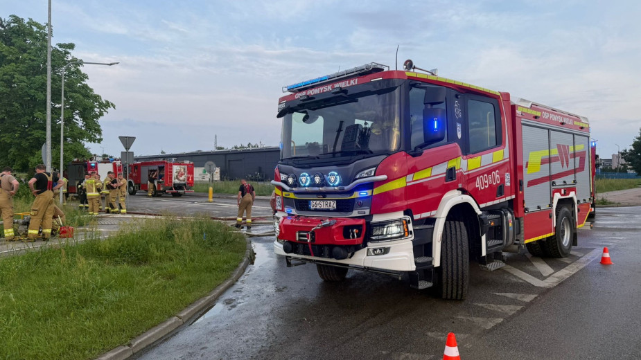 Ponad 30 interwencji odnotowali strażacy z powiatu bytowskiego po wczorajszych gwałtownych opadach deszczu (FOTO)