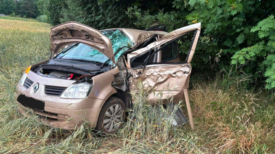 Zdarzenie drogowe w Doręgowicach w gminie Chojnice. Trasa wojewódzka 212 jest w tej chwili zablokowana