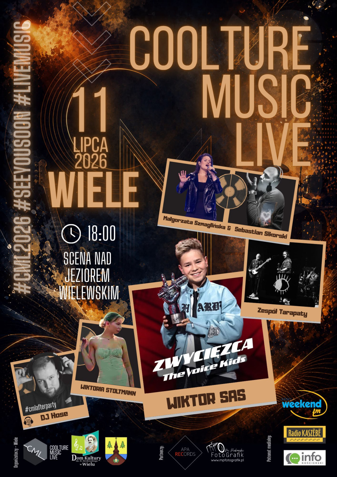 W najbliższą sobotę (11.07) nad Jeziorem Wielewskim odbędzie się kolejna edycja Coolture Music Live