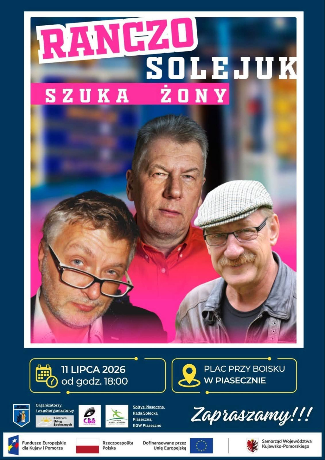 W Piasecznie k. Sęp&oacute;lna Krajeńskiego dziś (11.07) turniej sołectw i osiedli. Motywem przewodnim jest dziki zach&oacute;d