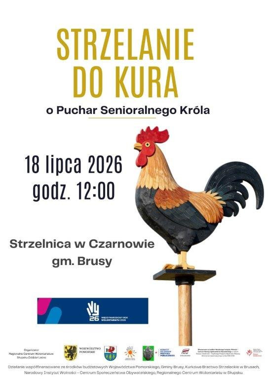 "Strzelanie do kura o puchar senioralnego kr&oacute;la". Impreza w gminie Brusy w najbliższą sobotę, ale zgłaszać się można jeszcze tylko dziś