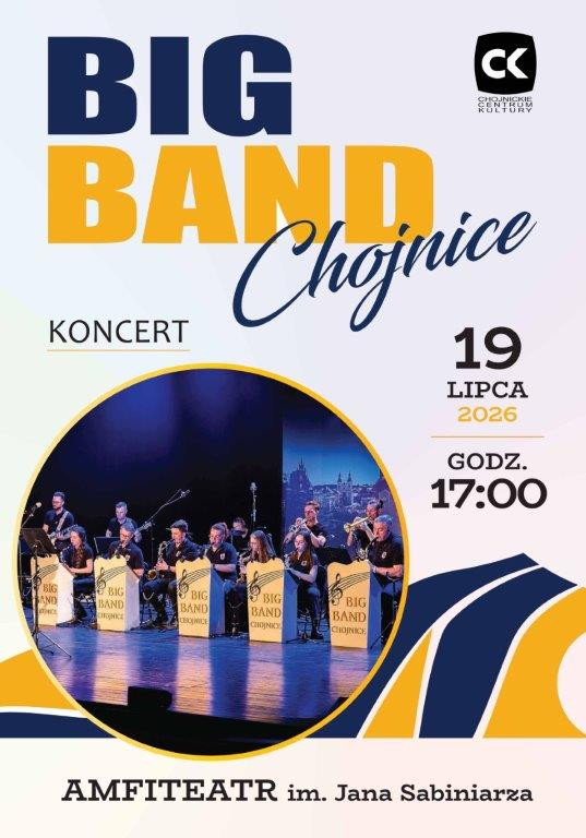 Muzyczna oferta na niedzielę 19 lipca w miejskiej fosie w Chojnicach. Zagra Big Band