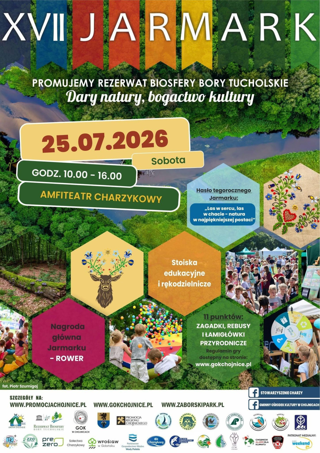 Promują Rezerwat Biosfery Bory Tucholskie i integrują w zabawie. Jutro (25.07) w Charzykowach Jarmark Ekoturystyczny "Czym chata bogata"