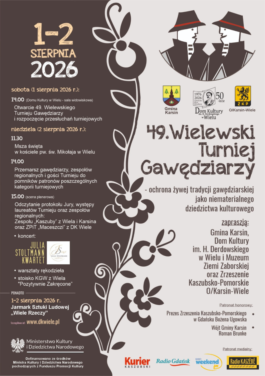 Dwa dni (1-2.08) z żywym słowem. Przed nami 49. Wielewski Turniej Gawędziarzy (ROZMOWA)
