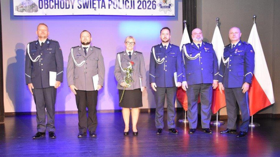 Odznaczenia i awanse na Święcie Policji w Starogardzie Gdańskim (FOTO)