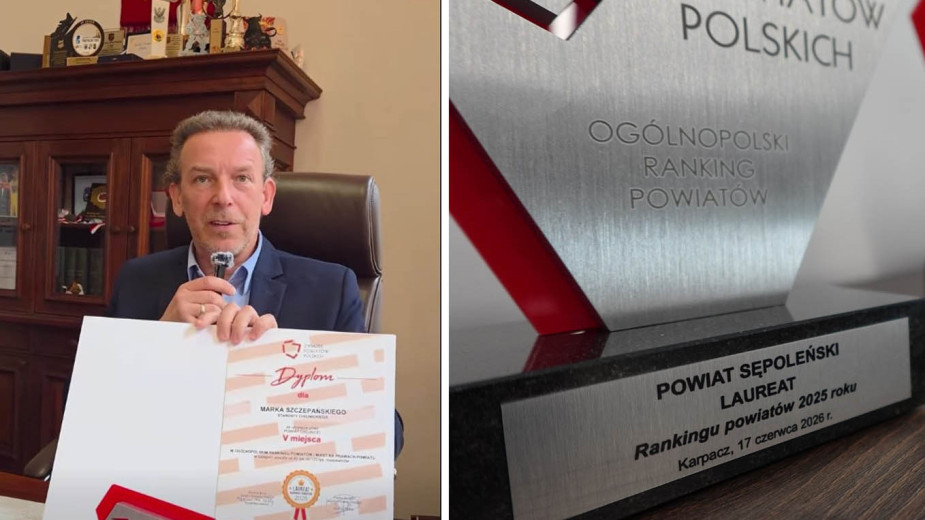 Powiat chojnicki piąty, a sępoleński szósty w ogólnopolskim rankingu Związku Powiatów Polskich. W obu przypadkach to najwyżej w historii