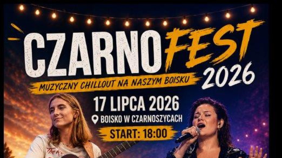Czarnoszyce, w gminie Człuchów będą świętować. Dziś (17.07) druga edycja Czarnofestu