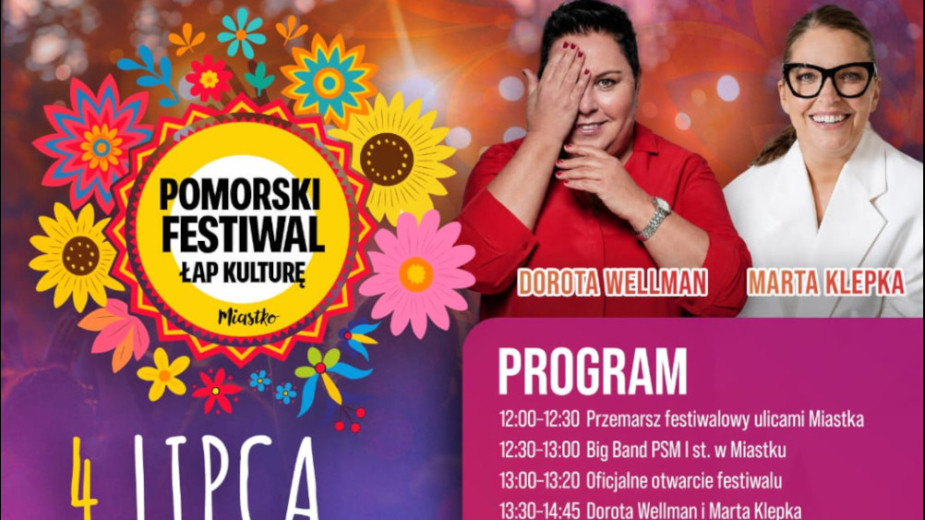 W piątek (3.07) ruszają Dni Miastka a w sobotę Pomorski festiwal Łap Kulturę. Dla gości atrakcje nie tylko na scenie